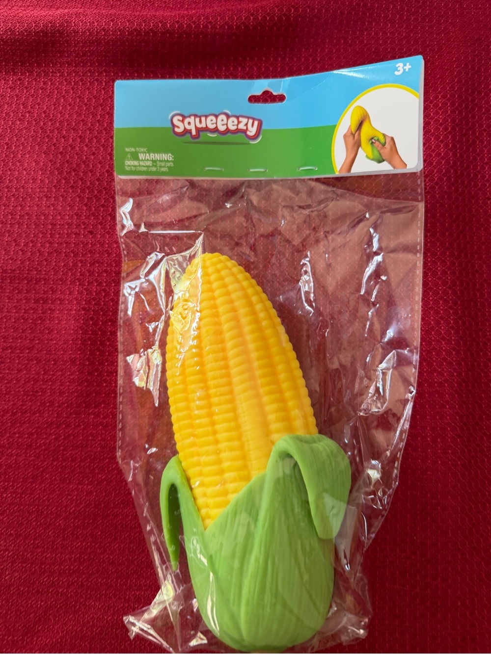 New Viral Jumbo Squishy Corn on Cob Sensory Toy Squeeezy 7" Toymendous! Squeeze